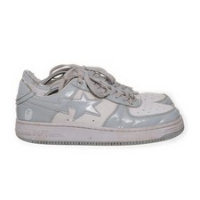 Bape, Sneaker, Größe: 45, Grau/Weiß, Unisex (Erwachsene) #YGQ