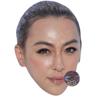 Genking (Make up) Promi Maske, flaches Kartengesicht, Kostüm Maske