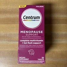 Centrum Menopause Support Multivitamin + Hot Flash Support 30 Tablets 🔥NEW🔥