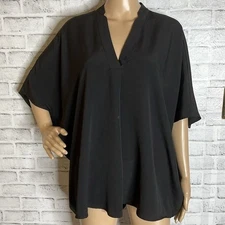 Hatch maternity black slouch cocoon top one size