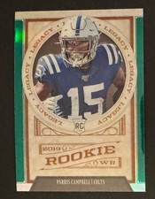 2019 Panini Chronicles - Legacy Update Rookies Parris Campbell #221 Green /49