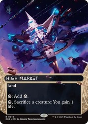 High Market (Borderless) #18 - Edge of Eternities: Stellar Sights MTG Rare
