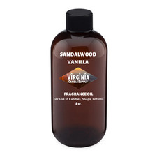 Sandalwood Vanilla Fragrance Oil Our Version 8 oz for Candle Soap Making