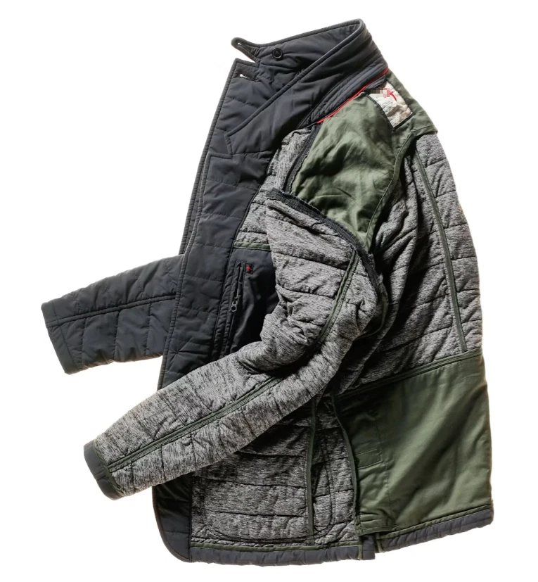 Relwen Windzip Trap Blazer Small Midnight Blue Huckberry Exclusive Jacket Coat S - Image 3 of 4