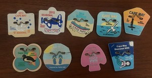 Cape May NJ Vintage Seasonal Beach Tags 2013 - 2023 CHOOSE ONE FREE SHIPPING!!!