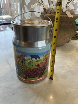 Chupa Chups Metal Tin Bucket 80 Lollipops Limited Edition Collectible Can
