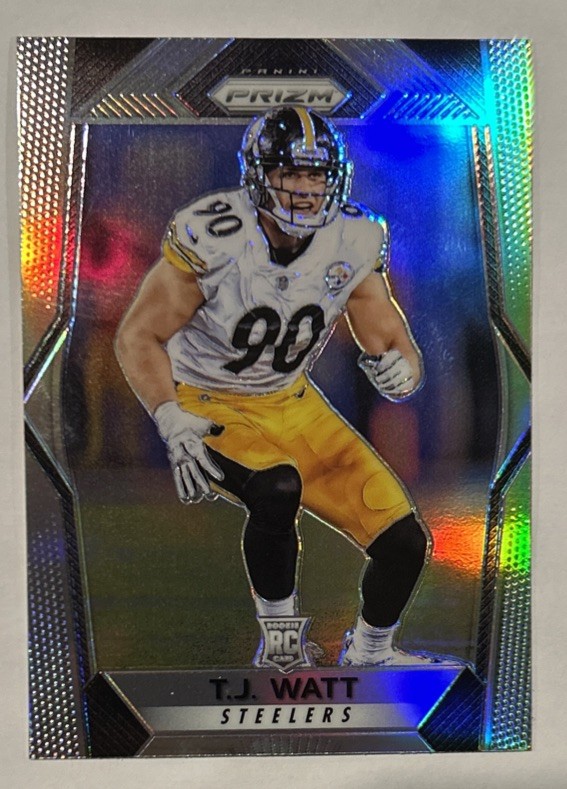 2017 Panini Prizm - Rookies T.J. Watt #216 Silver Prizm (RC)