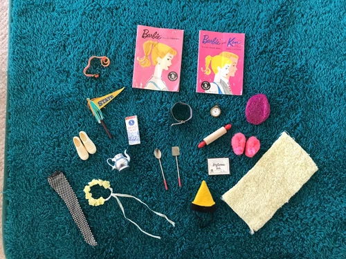 Vintage Barbie Skipper & Ken ACCESSORIES - ACCESSORY LOT - **SOME TLC**  (1960s)