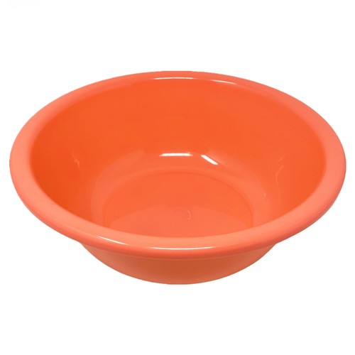 12" Round Plastic Wash Basin Dish Bowl, Laundry Bowl, Cleaning Pail, 4
