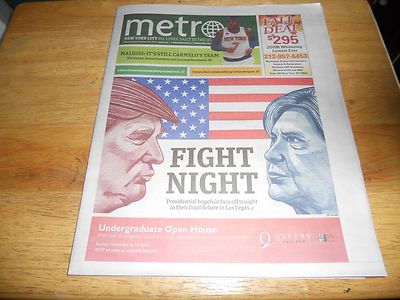 FIGHT NIGHT FACEOFF What To Expect 3rd Final Debate H Clinton Donald Trump 2016