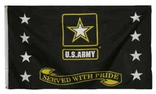 3x5 3'x5' U.S. Army Star Served With Pride Military Flag Banner Polyester 100D