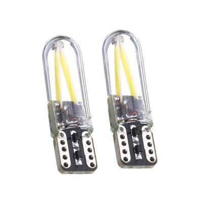  2pcs LED COB Light Bulb 6500K Super Bright W5W 168 194 T10 LED Replacement