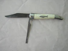 VINTAGE IMPERIAL Providence R.I. USA  Fishing Knife 4" BLADE AND SCALER 