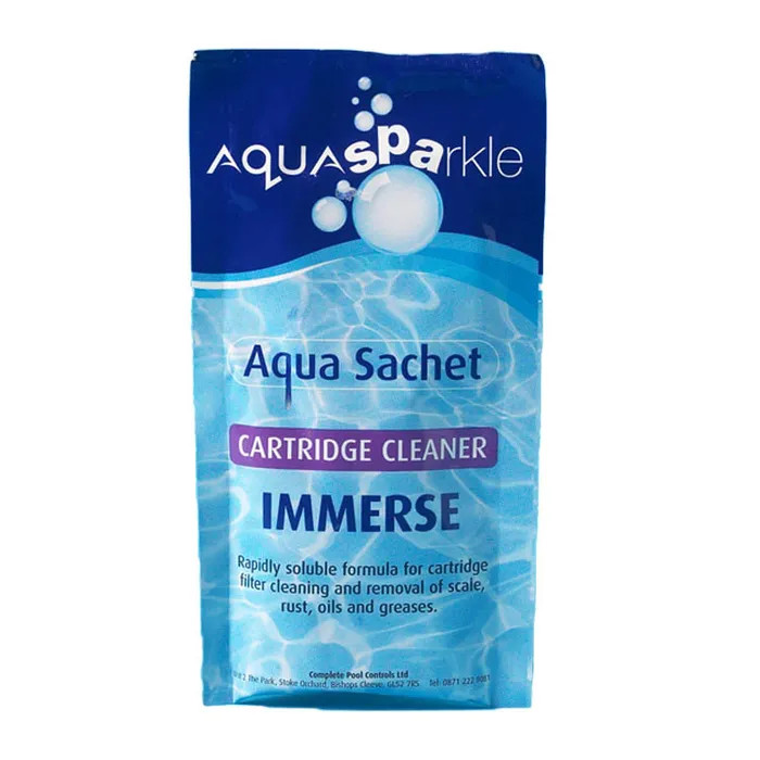 Immerse Filter Cleaner 100g Hot Tub Spa Spas Tubs Brite