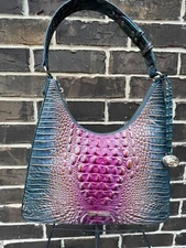 NWT $325 Brahmin Tabitha Shoulder Bag Violet Quartz Ombre Melbourne