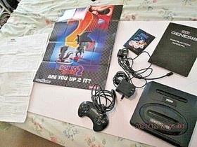 SEGA Genesis Core System 16 Bit MK 1631 Black Home Console