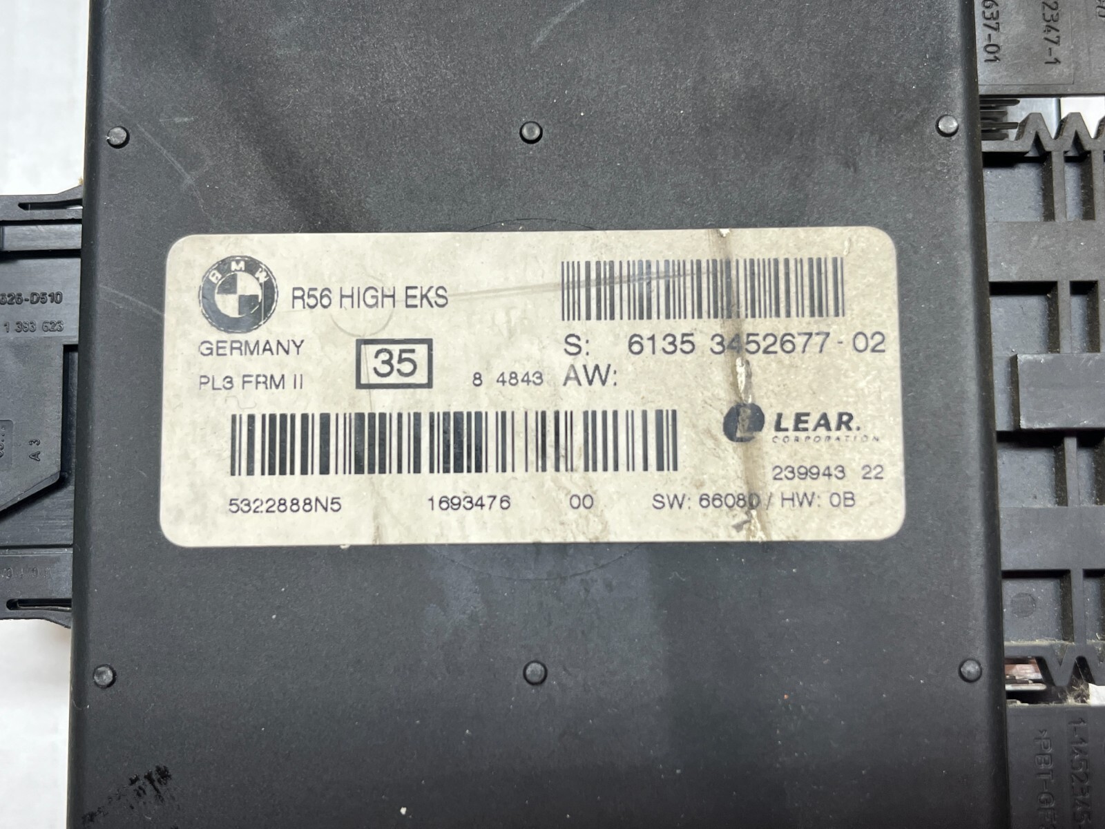 OEM Mini Cooper 2007 - 2015 R56 Body Control Module FRM 6135 3452677 ...