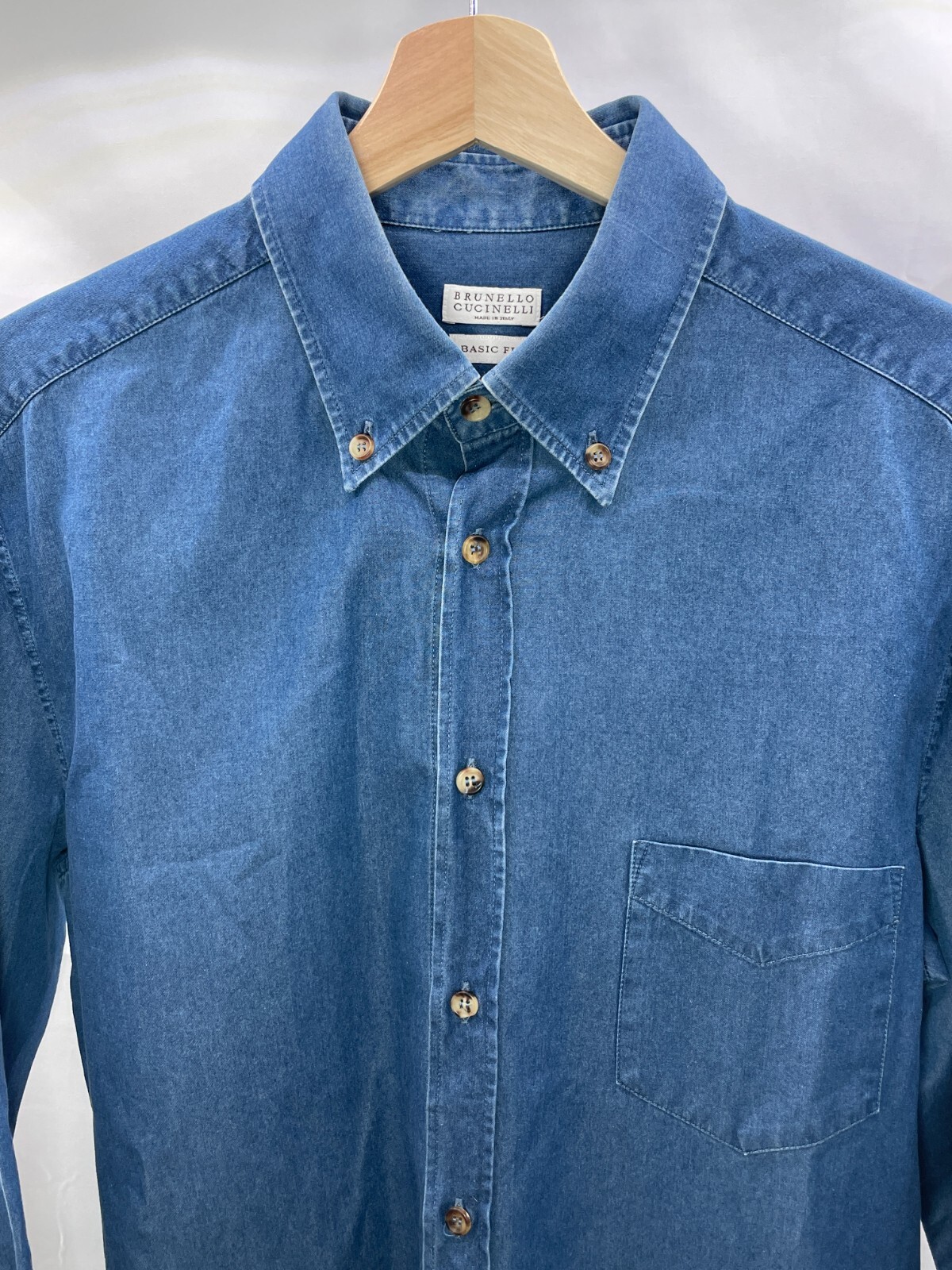 Large BRUNELLO CUCINELLI Basic Fit Distressed Den… - image 1