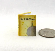 THE LITTLE PRINCE 1:12 Scale Miniature Readable Illustrated Book Children Book