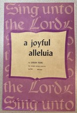 1965 A Joyful Alleluia SATB a cappella Sheet Music
