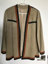 70s SUEDE Hippie Jacket SKINCHEETAH Vintage Festival Woodstock Coachella Western