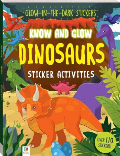 Glow in the Dark Stickers Know & Glow Dinosaurs Sticker Activities