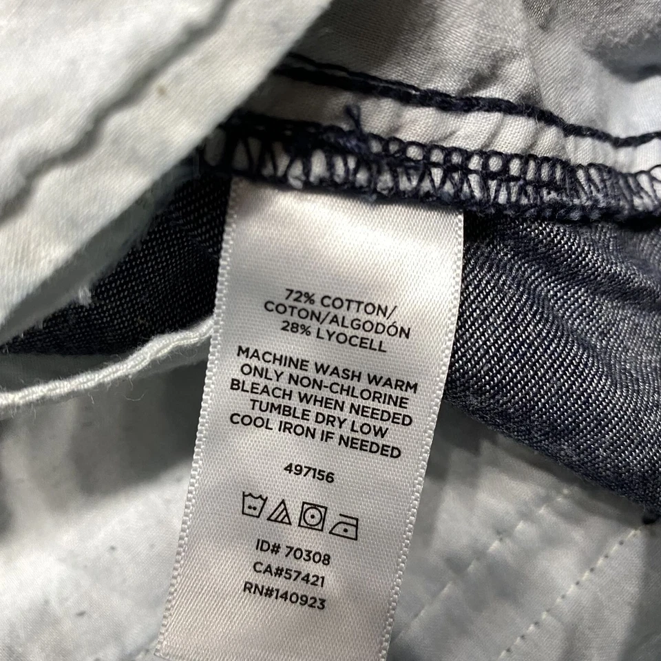 ANN TAYLOR LOFT 高腰深水洗蓝色牛仔短裤女式 29/8 码 — 第 4/4 张图片