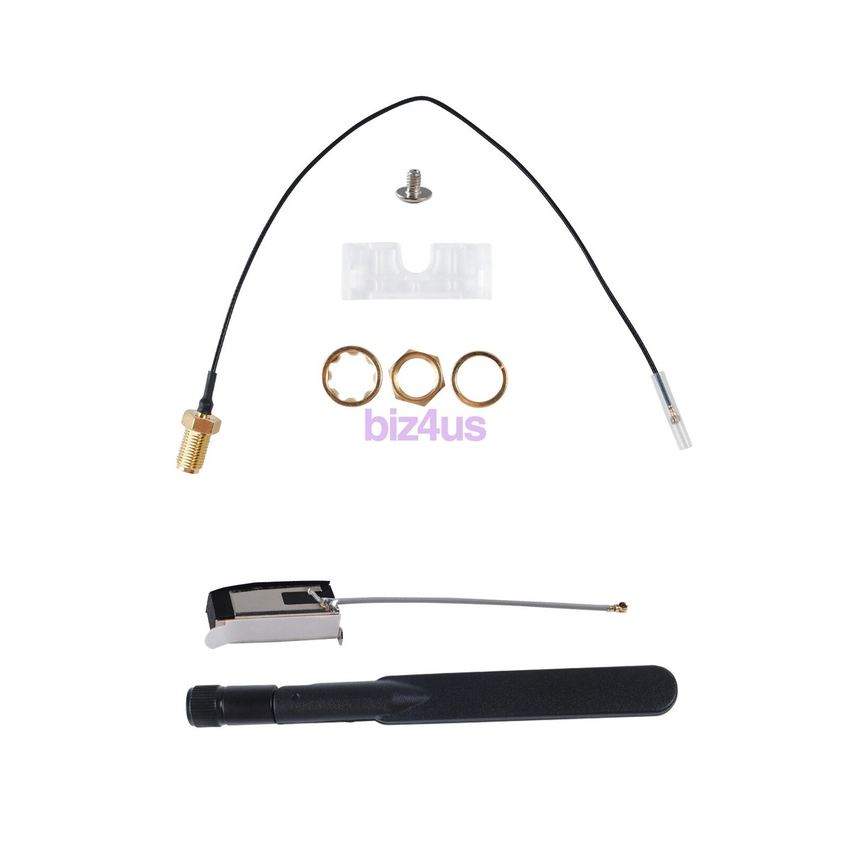 Kit Antenna M730Q M930Q Kit Antenna WiFi Per Lenovo ThinkCentre Tiny - Compatibile Con M730q, M930q, M70q, M90q, P340, P360 Samsung M7 - Foto 4