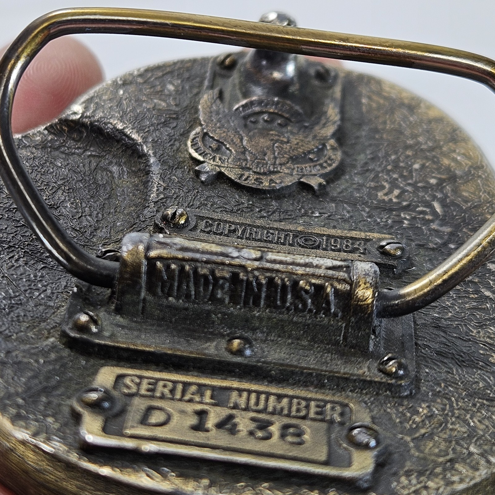 Army Special Forces Belt Buckle 1984 Great American B… Gem