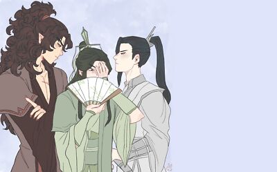 Anime the scum villains self saving system  liu qingge Playmat Gaming Mat