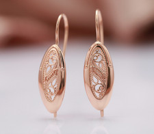 Gold Filigree Earrings for sale UK