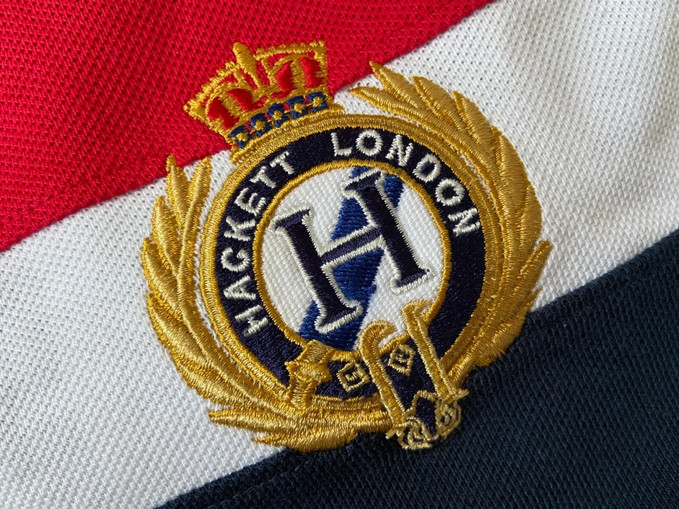 Hackett Crest Insignia Polo Talla Pequeña Venta BNWT - Imagen 3 de 4