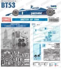 Studio27 1/20 BT53 British GP 1984 [Multi Material Kit]