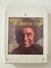 Johnny Cash Hello I'm Johnny Cash 8-Track Tape of Hits
