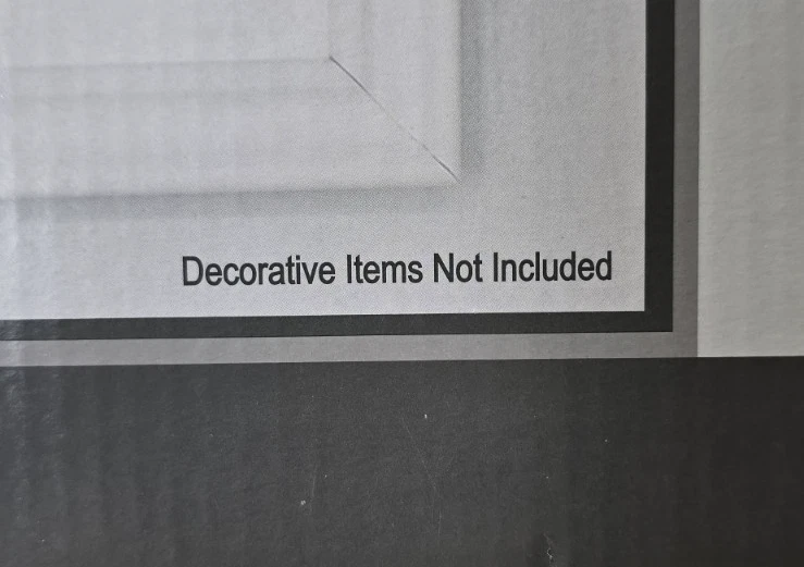 Trueliving Wall Shelf w/ Chalkboard & Key holder White 13.8" x 11.7" NEW in box - Image 2 of 4