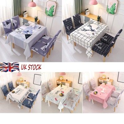 Dining Table Chair Covers Slipcovers Kitchen Chair Protective