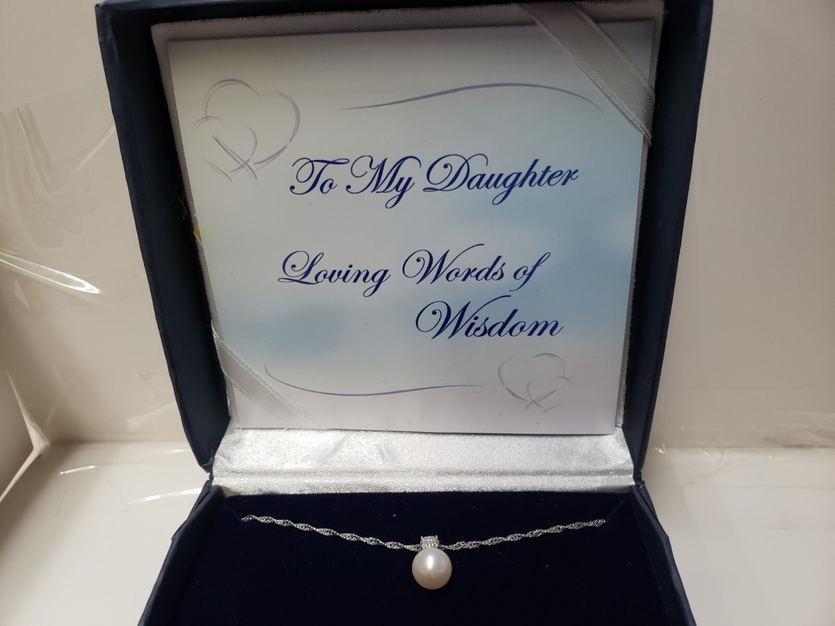 Pearl Necklace Bradford Exchange Daughter Necklace Bradford - Main Image