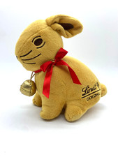 Lindt Goldhase Plüsch ca. 25cm mit Reißverschluss am Bauch Hase Sammler 470566