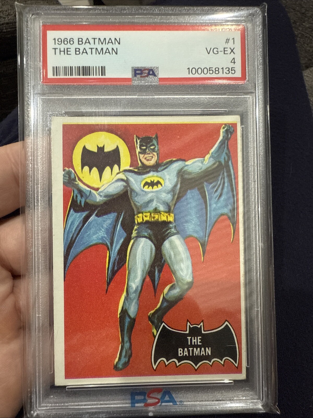 THE BATMAN #1 1966 Topps Batman PSA 4 VG-EX Mint 🔥💎🦇