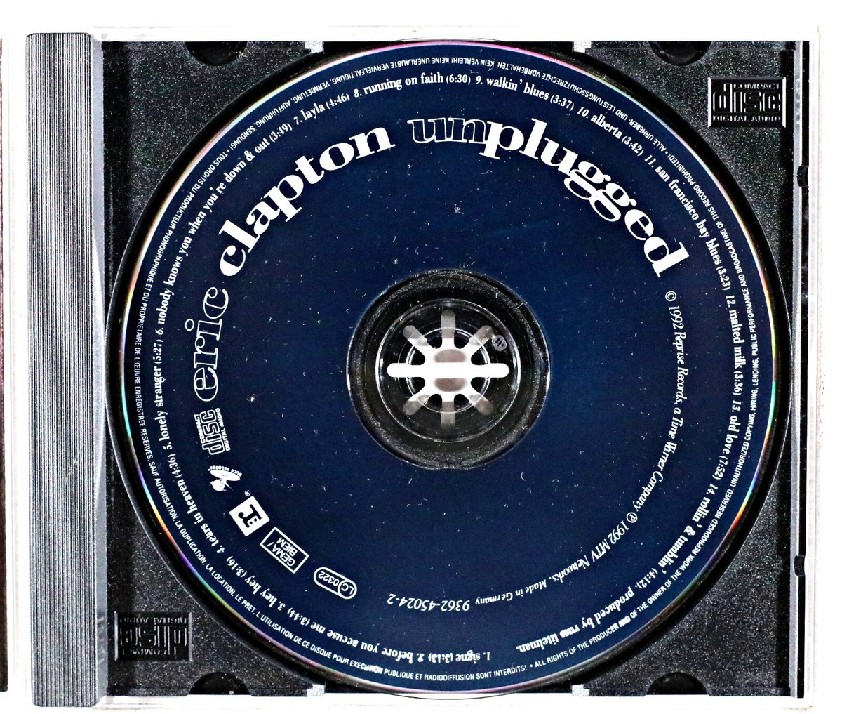 Eric Clapton ハナテン・ソース CD 新品未開封 Eric Clapton - MTV Unplugged (CD 1992) 4 93624502425 | eBay