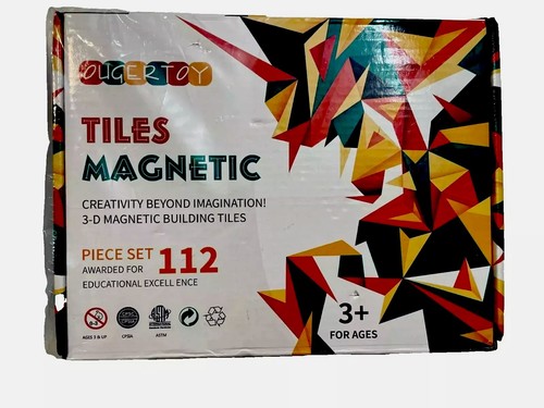 ¡NUEVO PRECINTADO! Azulejos magnéticos OugerToy, 112 piezas azulejos magnéticos de construcción 3D - Imagen 3 de 3