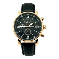 Fossil Luther 44mm Rose Gold Navy 