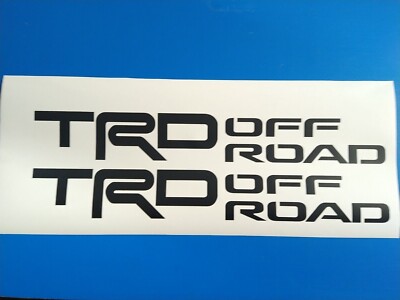 2x TRD OffRoad Bedside Vinyl Decal Sticker for Toyota Tacoma Tundra 4X4