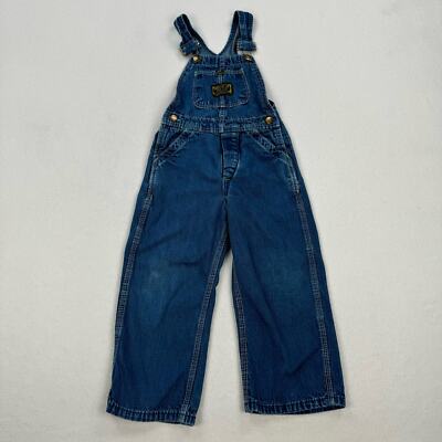 Vintage Washington Dee Cee Overalls Size 4T Dark Wash Denim 