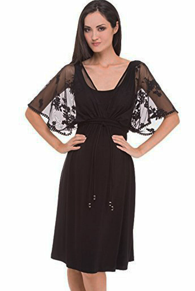 loose maternity dresses Tie Front Scoop Short Dress Length of the dress Loose Fit Linen Button Down