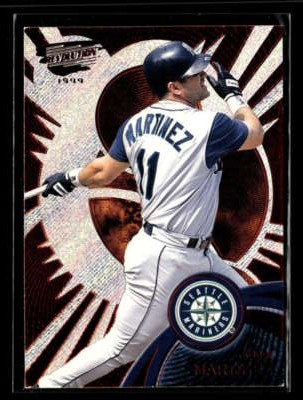 1999 Pacific Revolution Edgar Martinez #132 Red /299 Seattle Mariners Y9180