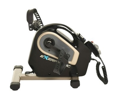 Exerpeutic 2000M Motorized Under Desk Exercise Bike - Electric Legs and Arms ...
