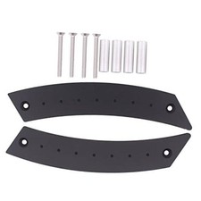 Driver and Passenger Side Interior Door Pull Handle Black Metal for VW Beetle