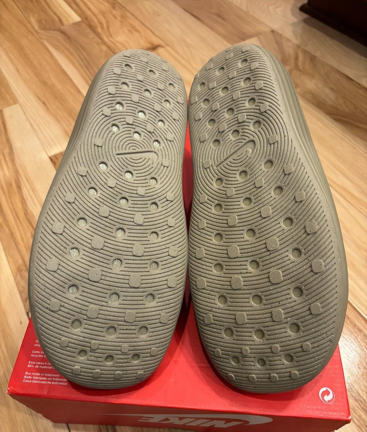 Nike ReactX Rejuven8 Slide Khaki HV4479 200 Men's Size 15 thumbnail 7