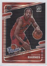 2021-22 Panini Donruss Optic The Rookies Red Pulsar Prizm Scottie Barnes #4 0p5y